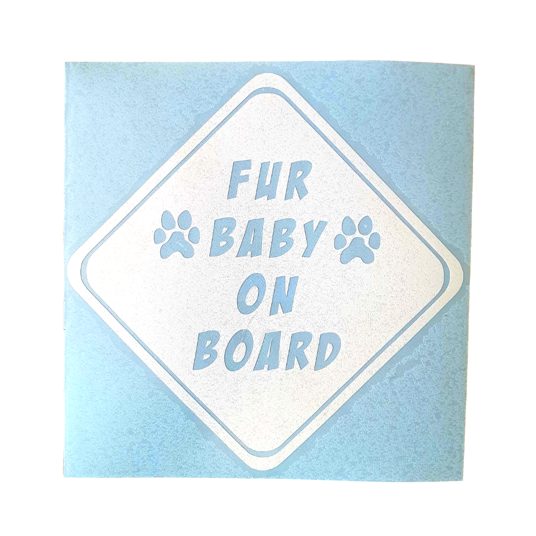 Fur Baby on Board Decal