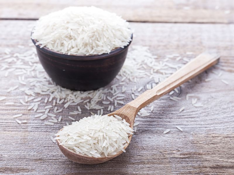 uncooked rice